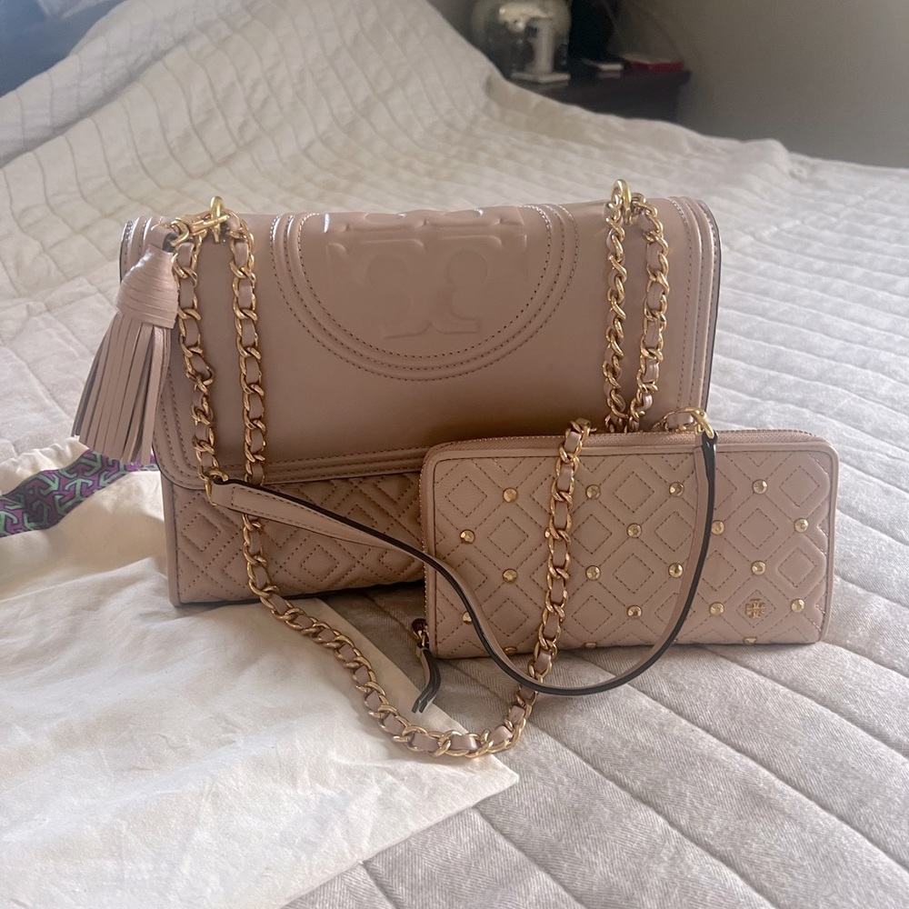 Tory Burch bag and wallet
